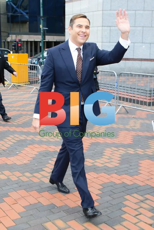 David Walliams Leaving Hotel for 'Britain's Got Talent' Audition