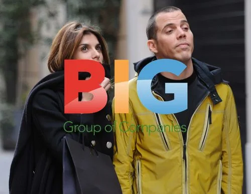 Elisabetta Canalis and Steve-O in Rome