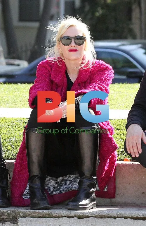 Gwen Stefani at Park Birthday Party