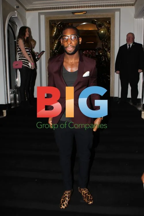 Tinnie Tempah at Mulberry AW12 Show