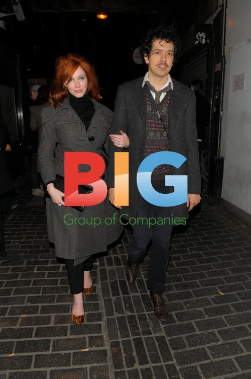 Christina Hendricks and Geoffrey Arend at Vivienne Westwood Afterparty