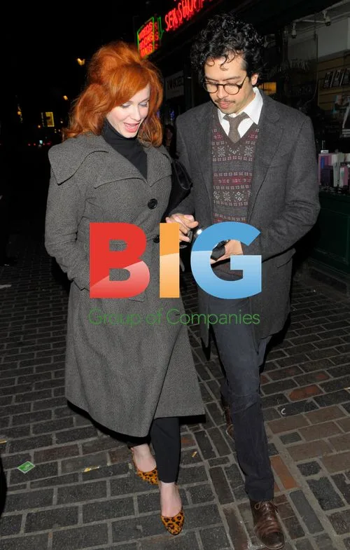 Christina Hendricks and Geoffrey Arend at Vivienne Westwood Afterparty