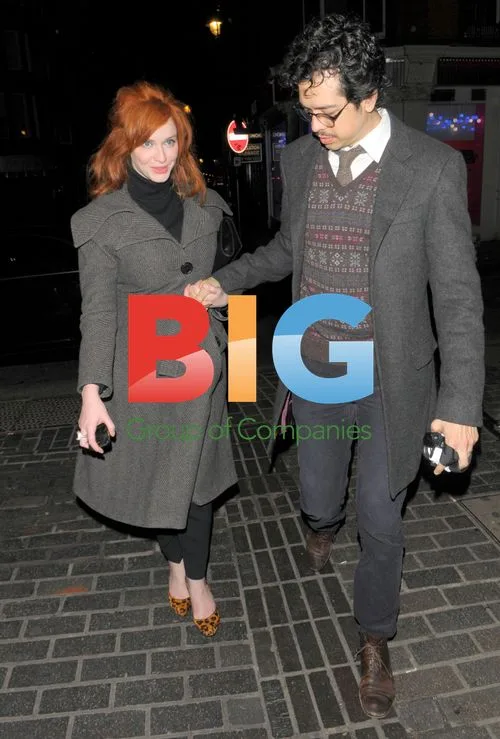 Christina Hendricks and Geoffrey Arend at Vivienne Westwood Afterparty