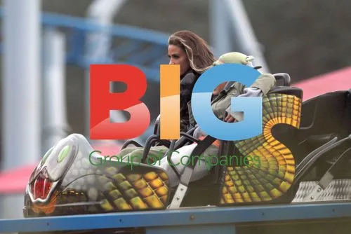Katie Price Spends Day at Paultons Park