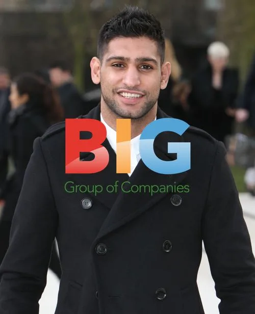 Amir Khan at Burberry 2012 Fashion Show