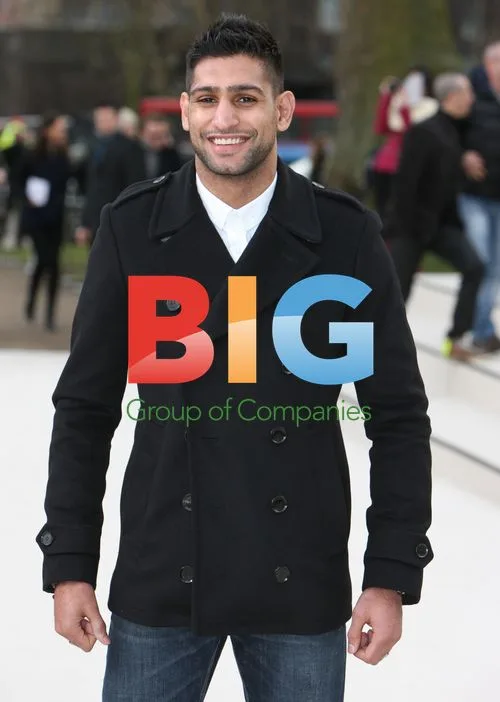Amir Khan at Burberry Womenswear Show