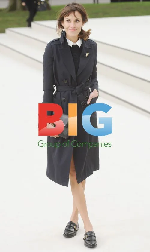Alexa Chung at Burberry AW 2012 Show