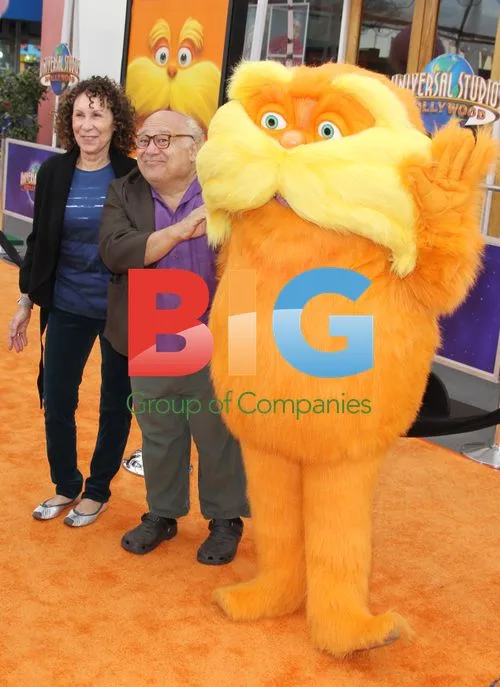 Rhea Perlman and Danny DeVito at The Lorax Premiere