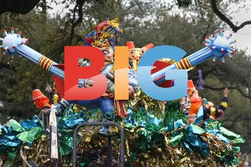 Pirate-Themed Float in Krewe of Mid-City Parade