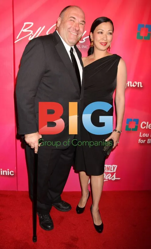 James Gandolfini and Deborah Lin at Keep Memory Alive Gala