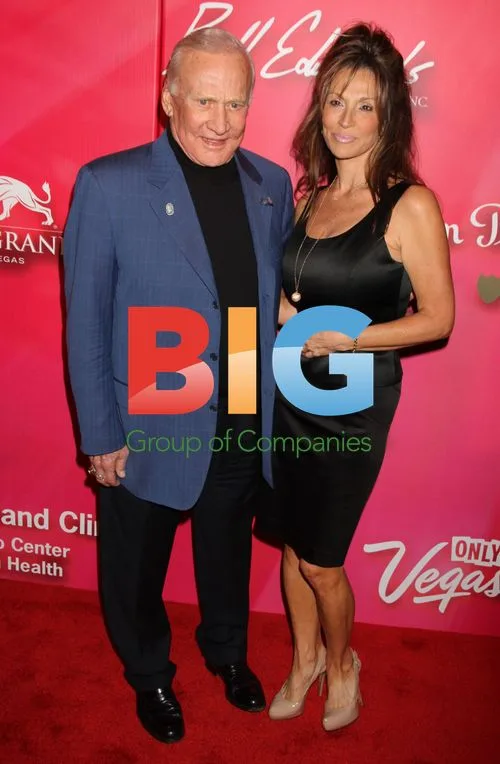 Buzz Aldrin and Michelle Sucillon at Power of Love Gala