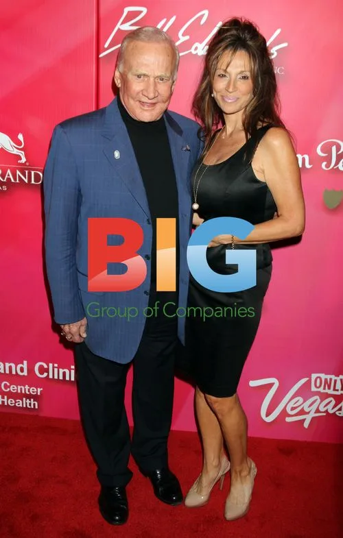 Buzz Aldrin and Michelle Sucillon at Power of Love Gala