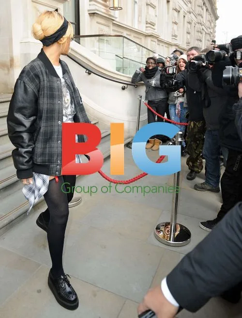 Rihanna Hugging Fans in London
