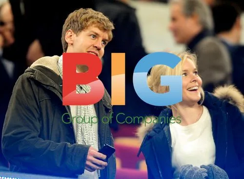 Sebastian Vettel and Hanna Prater at FC Barcelona vs Valencia