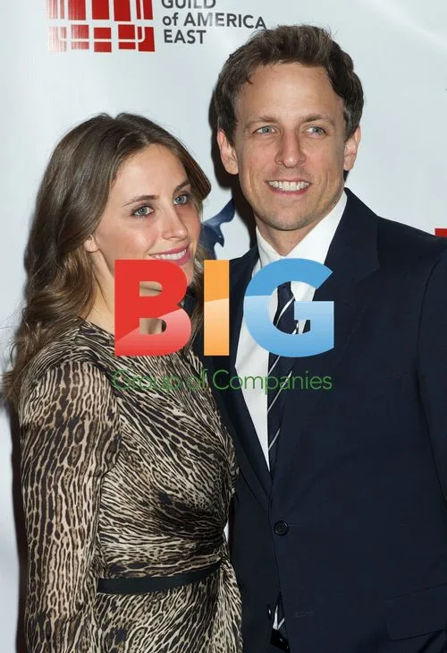 Alexi Ashe and Seth Meyers at 2012 Writers Guild Awards