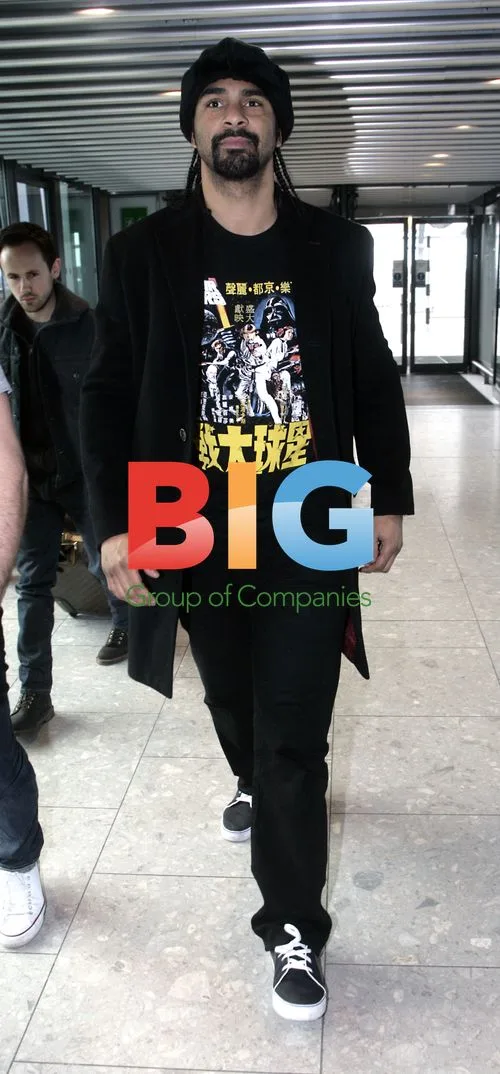 David Haye Departs Heathrow Airport