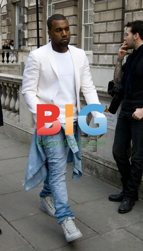Kanye West at London Fashion Week