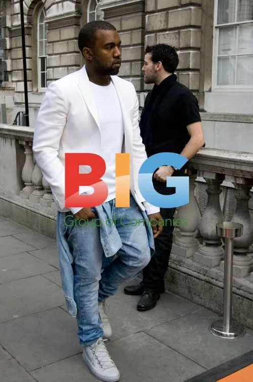 Kanye West at London Fashion Week