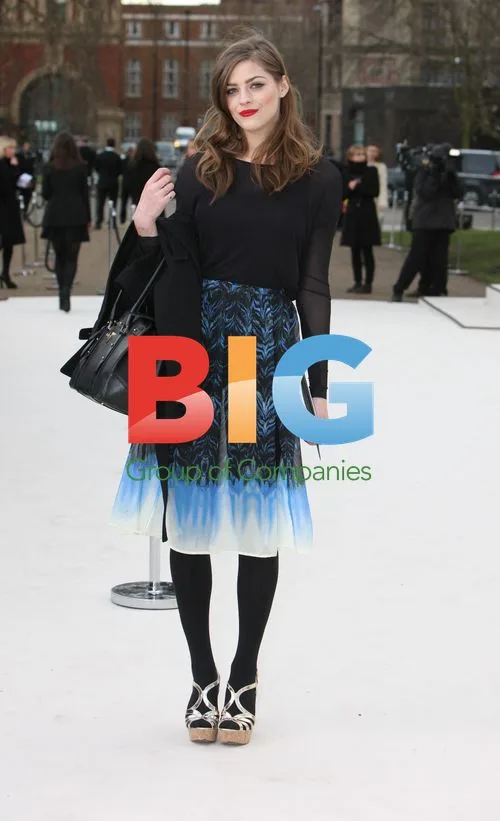 Celebs at Burberry Fashion Week