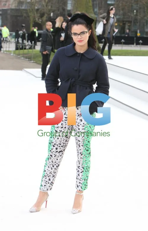 Celebs at Burberry Fashion Show