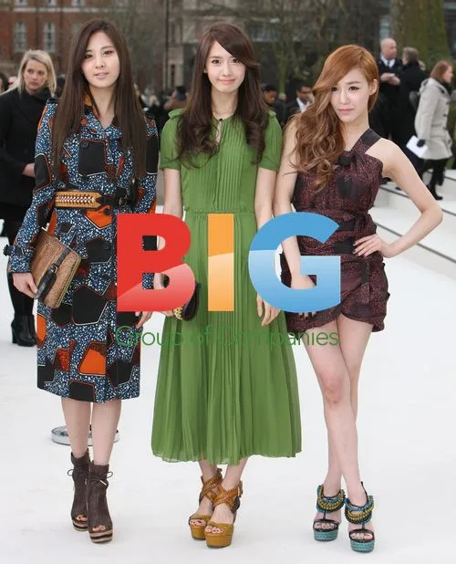 Celebs at Burberry Fashion Week