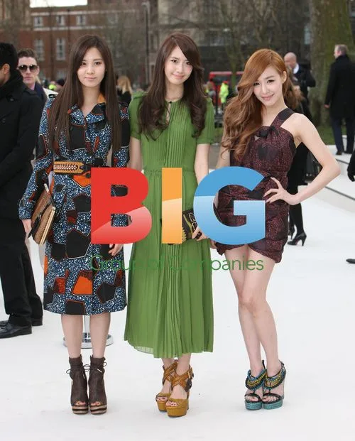 Celebs at Burberry Fashion Show