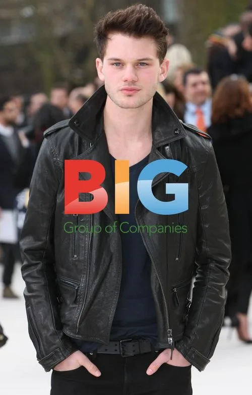 Jeremy Irvine at Burberry Show