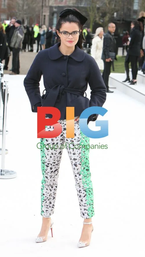 Celebs attend Burberry Fashion Show