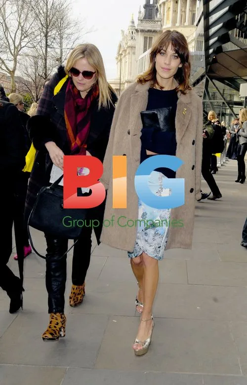 Alexa Chung at London Fashion Week