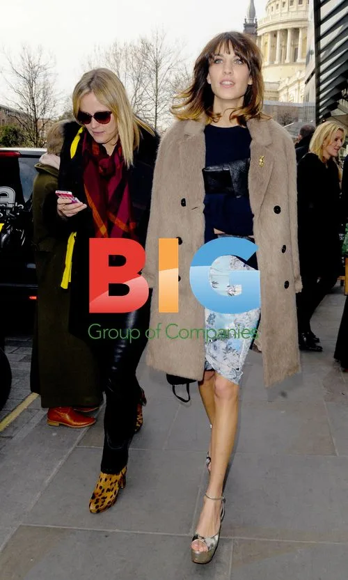 Alexa Chung at London Fashion Week