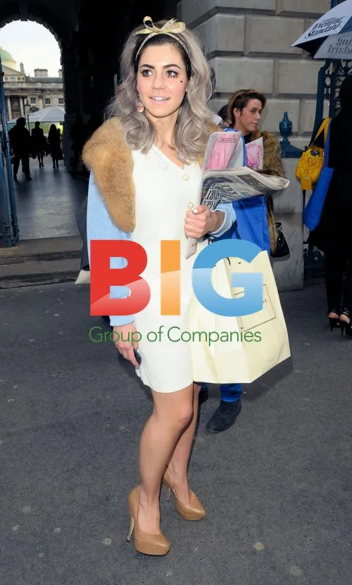 Marina 'Diamonds' Diamandis at London Fashion Week 2012