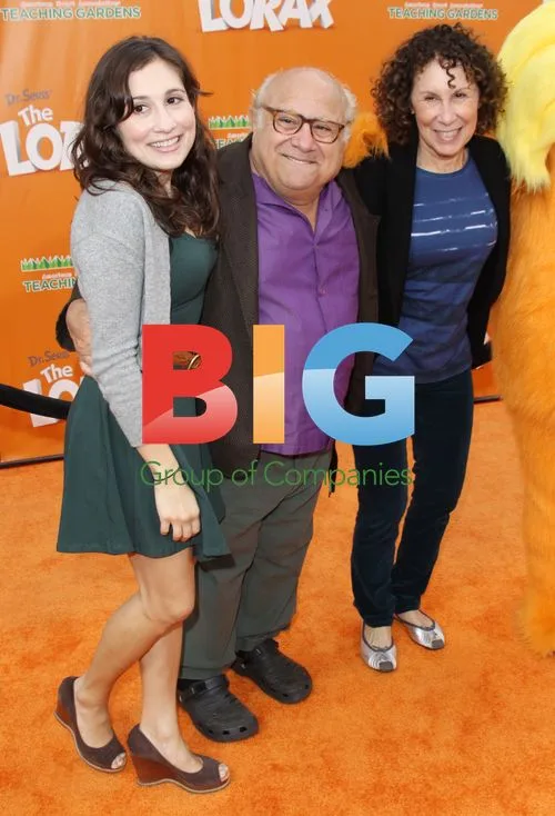 DeVito Family at 'The Lorax' Premiere