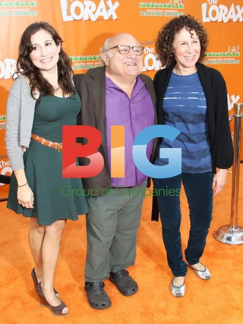Lucy DeVito, Danny DeVito and Rhea Perlman at 'The Lorax' Premiere