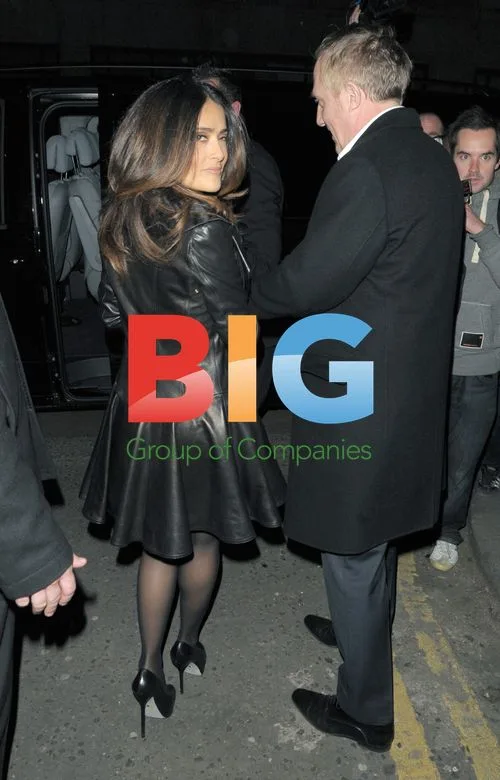 Selma Hayek at London Fashion Week