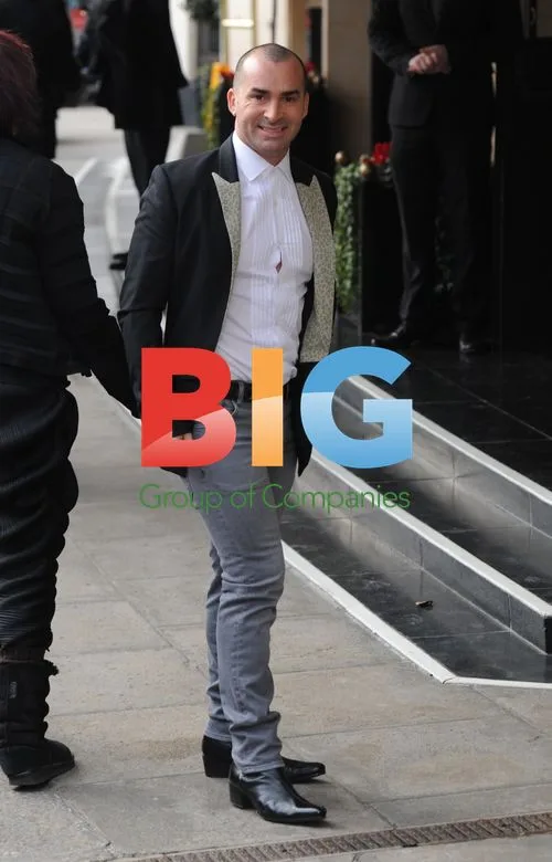 Louis Spence at Simon Cowell's Tea Party