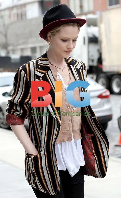 Evan Rachel Wood and Justin Long on set of A Case of You