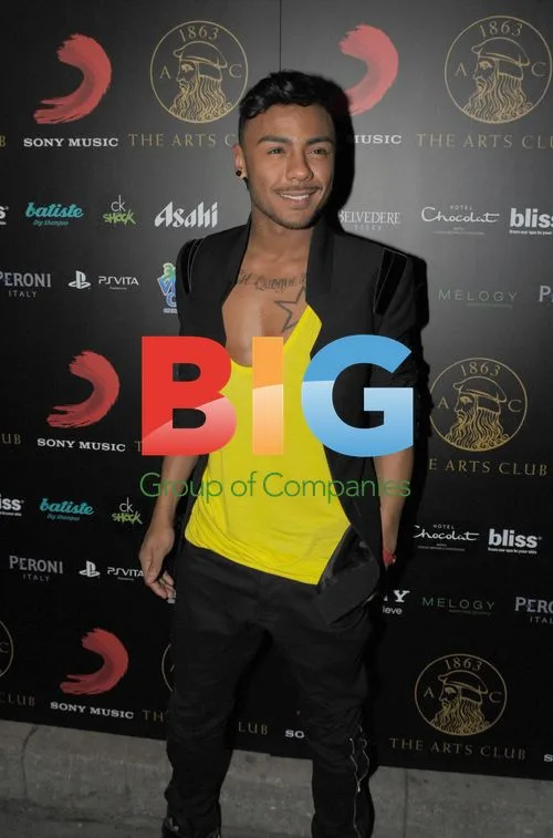 Marcus Collins Arrives to Sony BRIT Awards Afterparty
