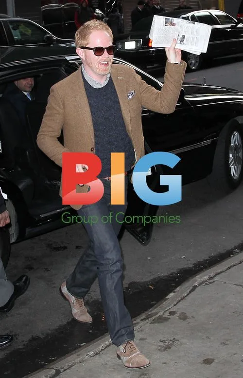 Jesse Tyler Ferguson Spotted Outside "Good Morning America"