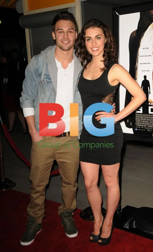 Ryan Guzman and Kathryn McCormick at Gone Premiere