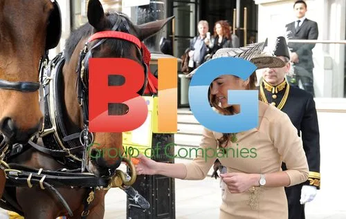 Panama Ambassador Feeds Horse in London