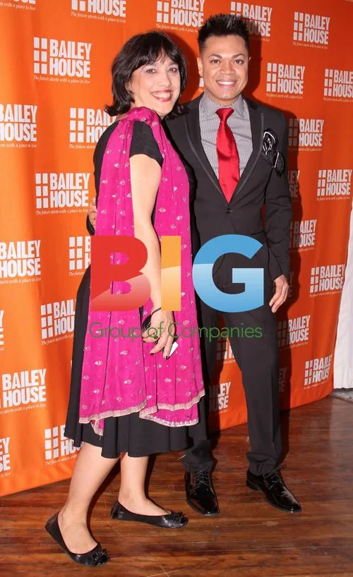 Gina Quattrochi and Alex Mercado at Bailey House Auction