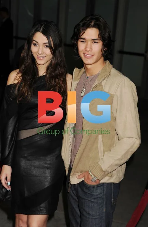 Fivel and Boo Boo Stewart at Gone Premiere