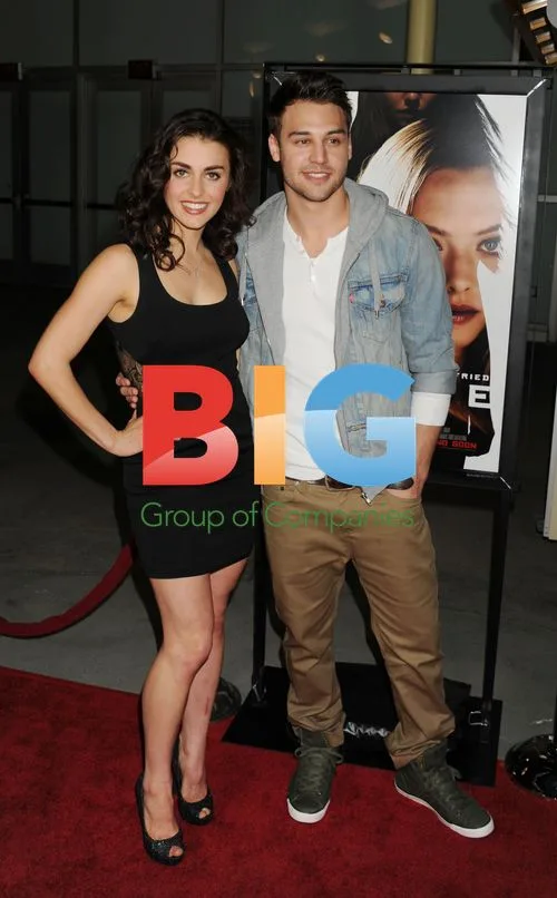Kathryn McCormick and Ryan Guzman at Gone premiere