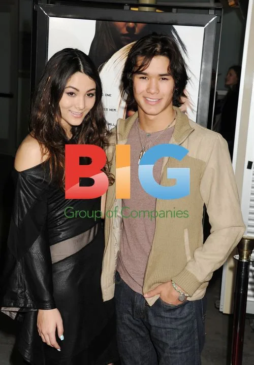 Fivel and Boo Boo Stewart at Gone Premiere
