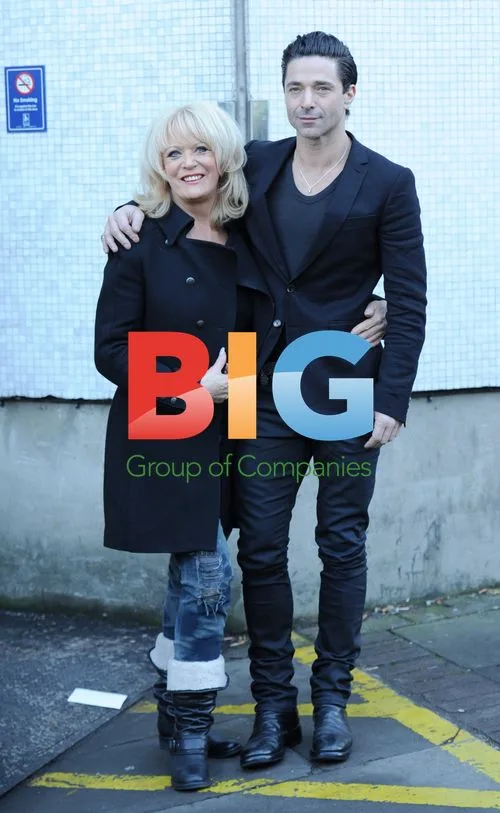 Sherrie Hewson and Jake Canuso at ITV Studios