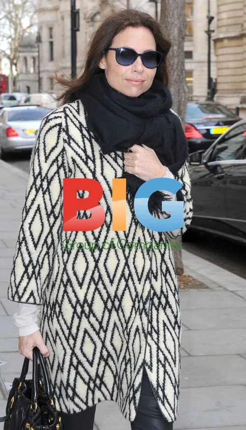 Minnie Driver Leaving Hotel in London