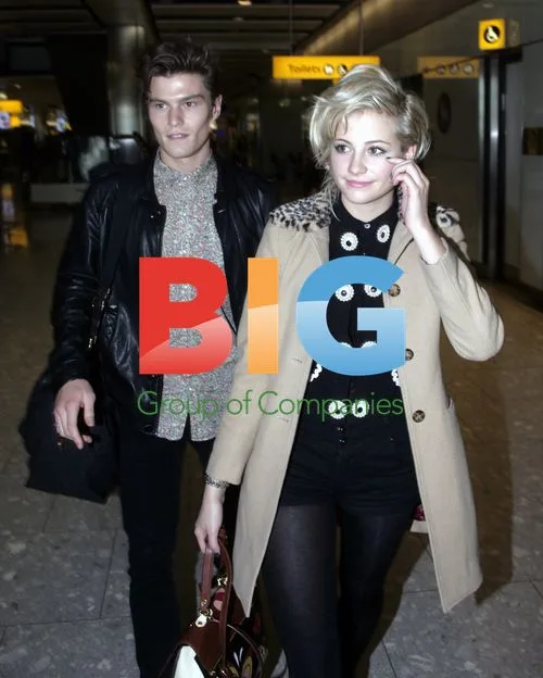 Pixie Lott Departing Heathrow