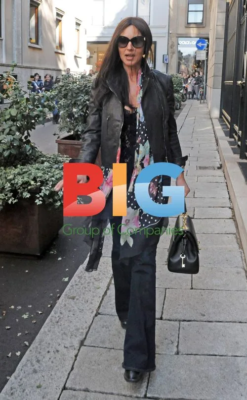 Monica Bellucio Shops in Milan
