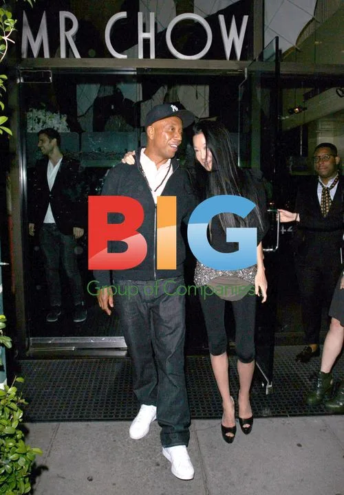 Russell Simmons and Vera Wang Dine at Mr Chow's