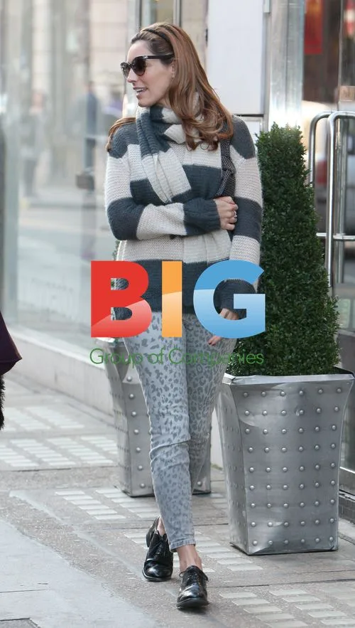 Kelly Brook Seen in Central London